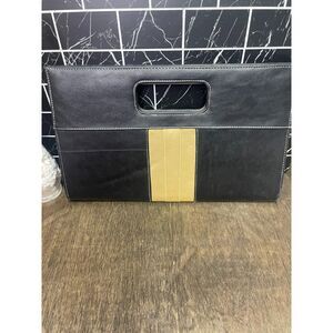 Cato Black and Gold Clutch Bag – Sleek & Stylish Evening Accessory